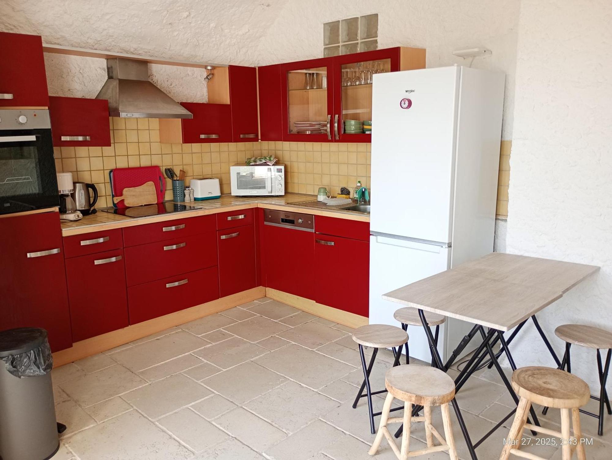 Ferienhaus Maison Troglodytique Au Coeur Des Chateaux De La Loire - Le Cerisier Perche *
